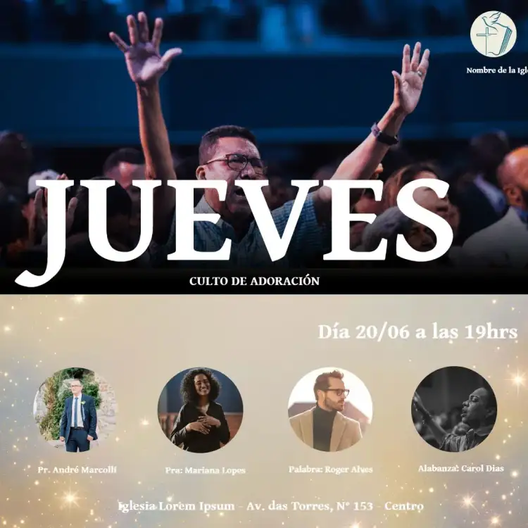 Para Culto De Adoración Iglesia Cristo