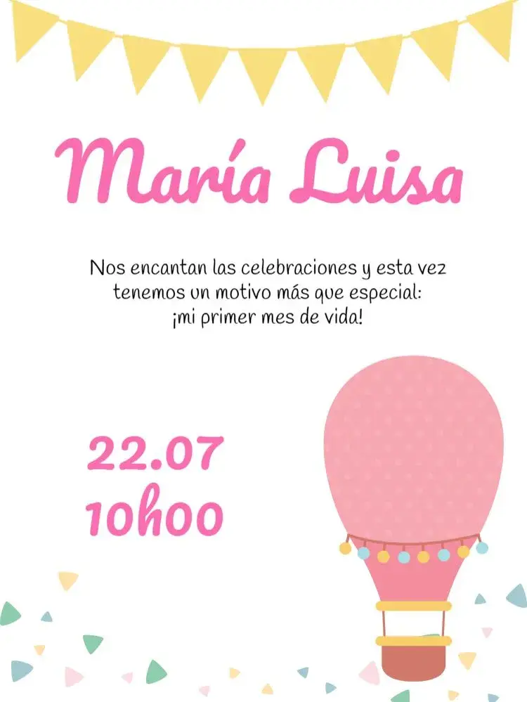 Invitación Bebé Delicado