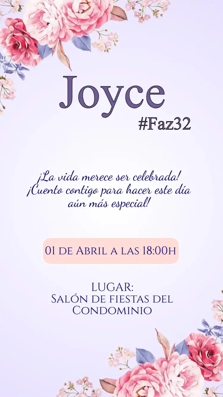 Invitación Invitación Cumpleaños Floral – tema Cumpleaños Infantil floral, primavera, colorido, delicado, natureza, jardín
