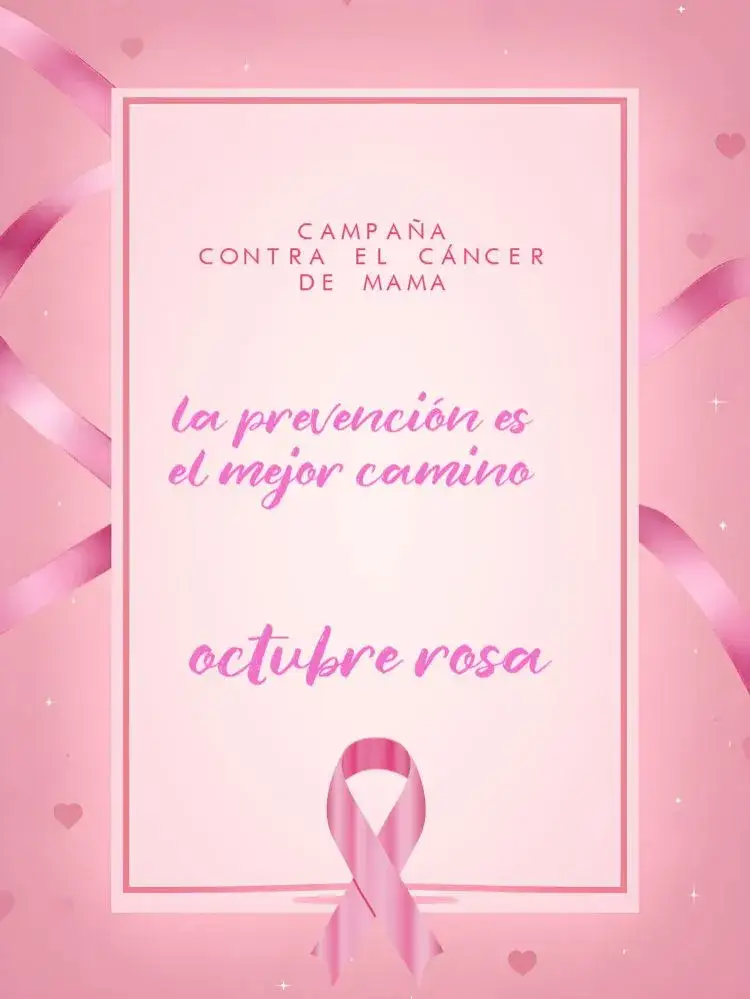 Invitación Publicación Para Mama Rosa de Octubre – tema Más buscados rosa, moderno, minimalista, saludable, inspirador, elegante