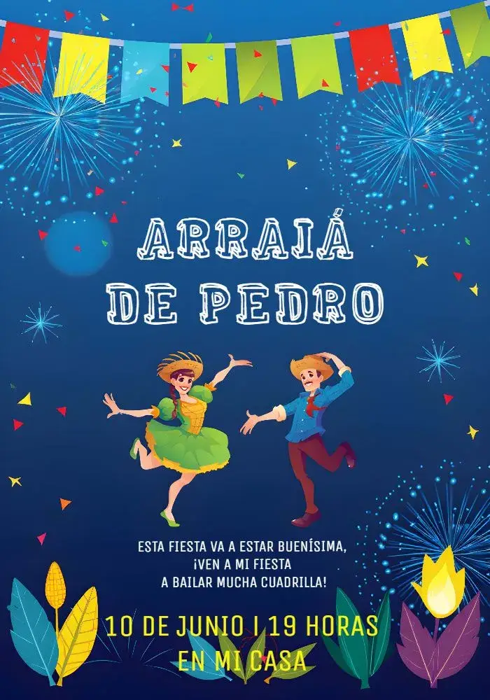 Invitación Arraiá Personalizado