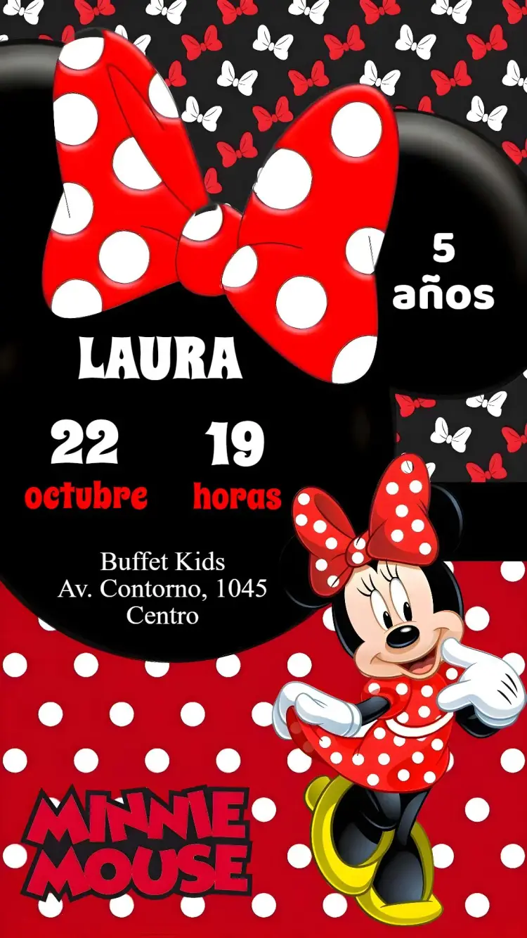 Invitación Minnie