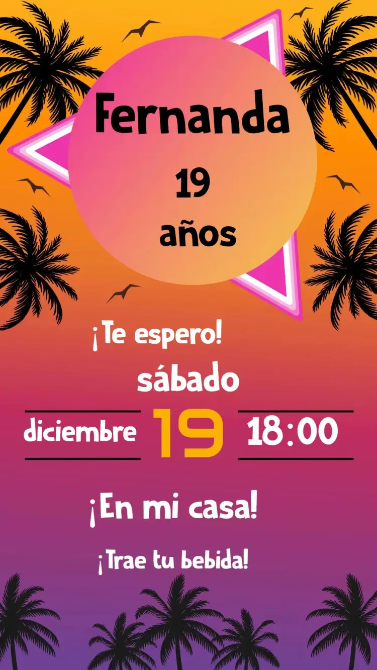 Invitación Tardizinha
