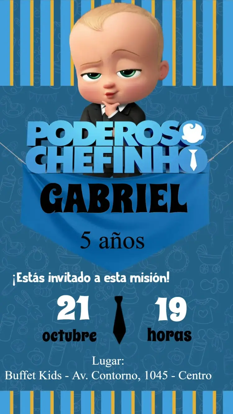 Invitación El Poderoso Jefecito