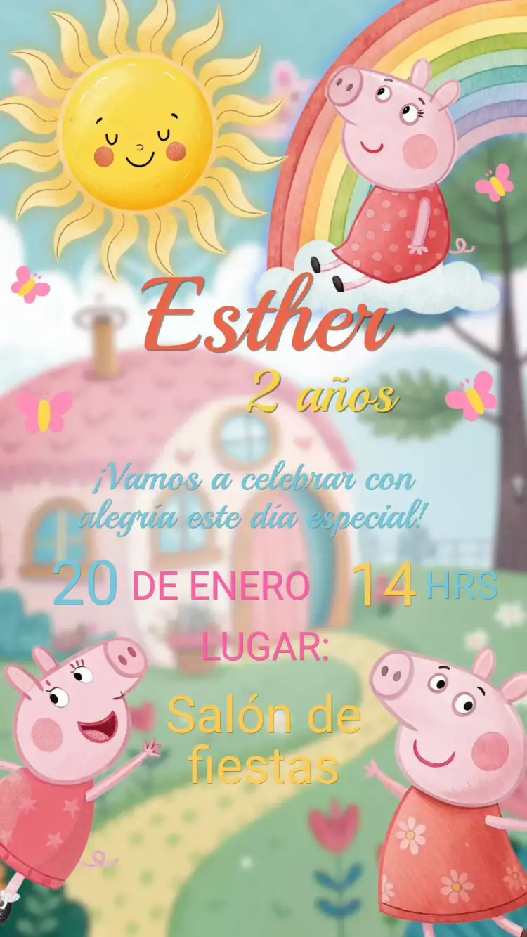 Invitación Invitación Cumpleaños Infantil Capibara – tema Cumpleaños Infantil colorido, lúdico, temas de natureza, ambiente divertido, para público infantil, estilo moderno