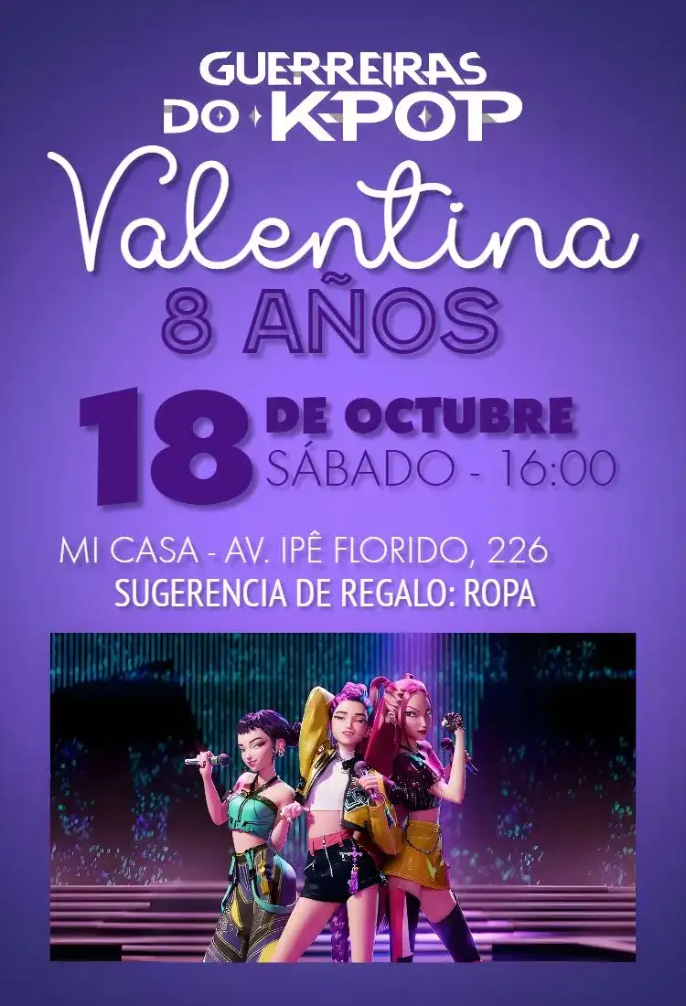 Cumpleaños Guerreras del Kpop