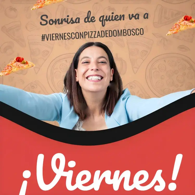 Invitación Publicación Para Pizzería Roja