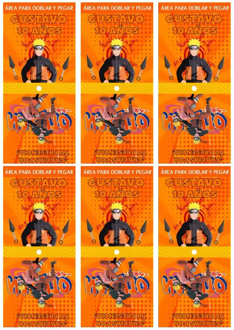 Cubierta Para Piruleta Naruto Capa