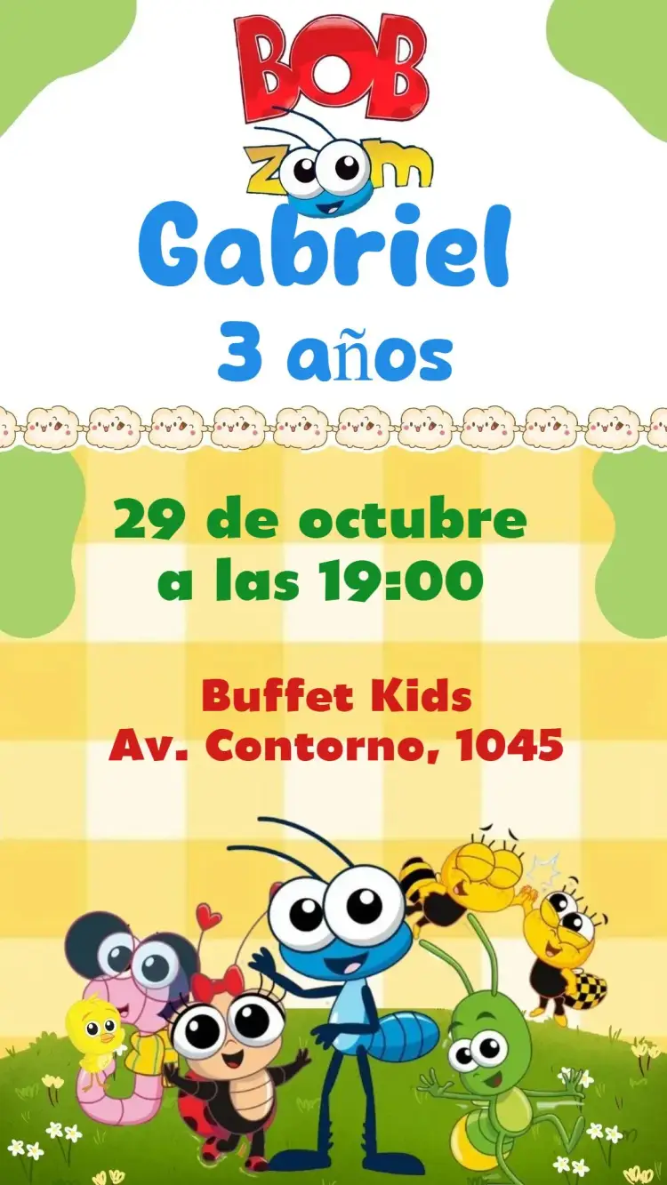 Invitación Bob Zoom