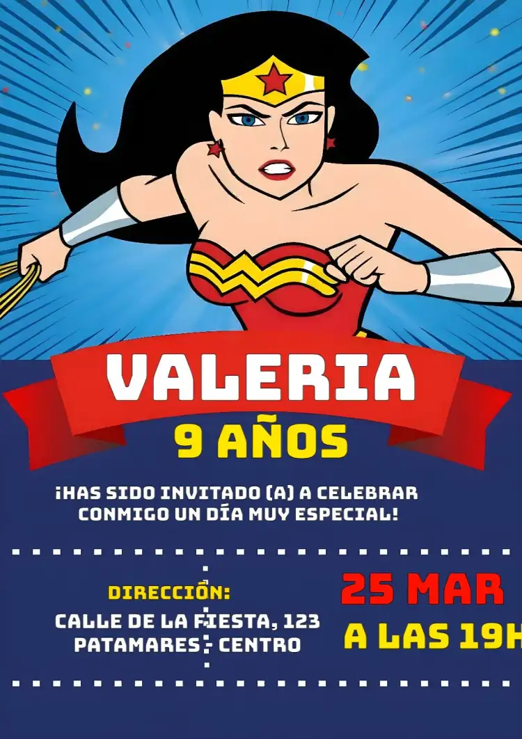Mujer Maravilla Infantil