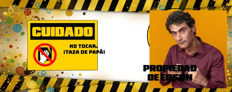 Invitación Arte Taza De Padre Con Foto Prohibido