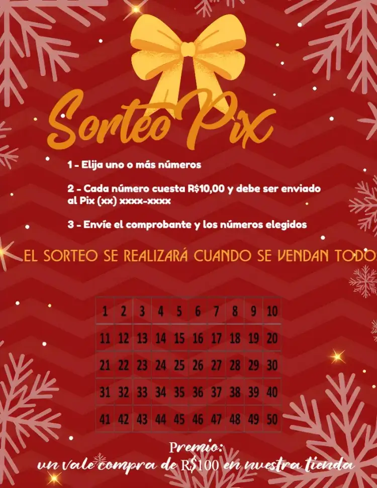 Invitación Pix De La Suerte De Navidad Vacaciones – tema Cartones festivo, colorido, moderno, brillante, alegre