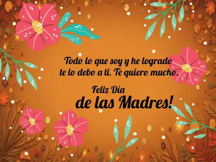 Invitación Tarjeta Día De La Madre Roja – tema Fechas Conmemorativas rojo vibrante, floral, elegante, moderno, romántico