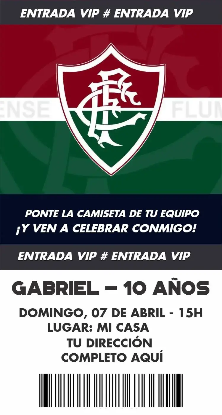 Invitación Fluminense