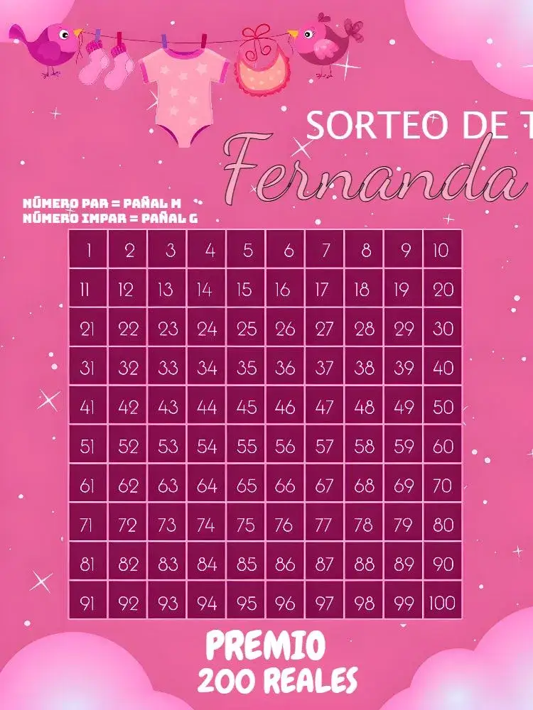 Invitación Té Rifa Tendedero De Ropa Rosa – tema Té Rifa rosa, blanco, minimalista, lúdico, divertido
