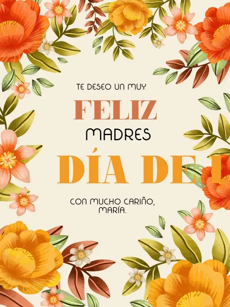 Invitación Cómo Hacer Tarjeta Día De Las Madres Creativa Floral Colorida – tema Tarjeta floral, colorido, delicado, elegante, claro