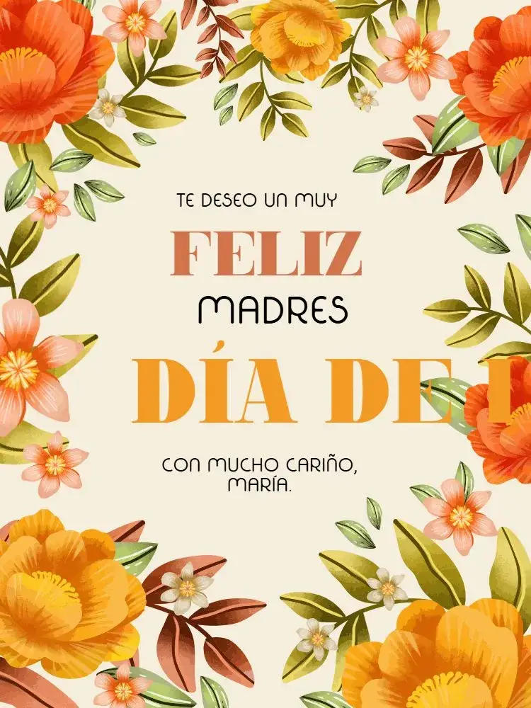 Invitación Cómo Hacer Tarjeta Día De Las Madres Creativa Floral Colorida