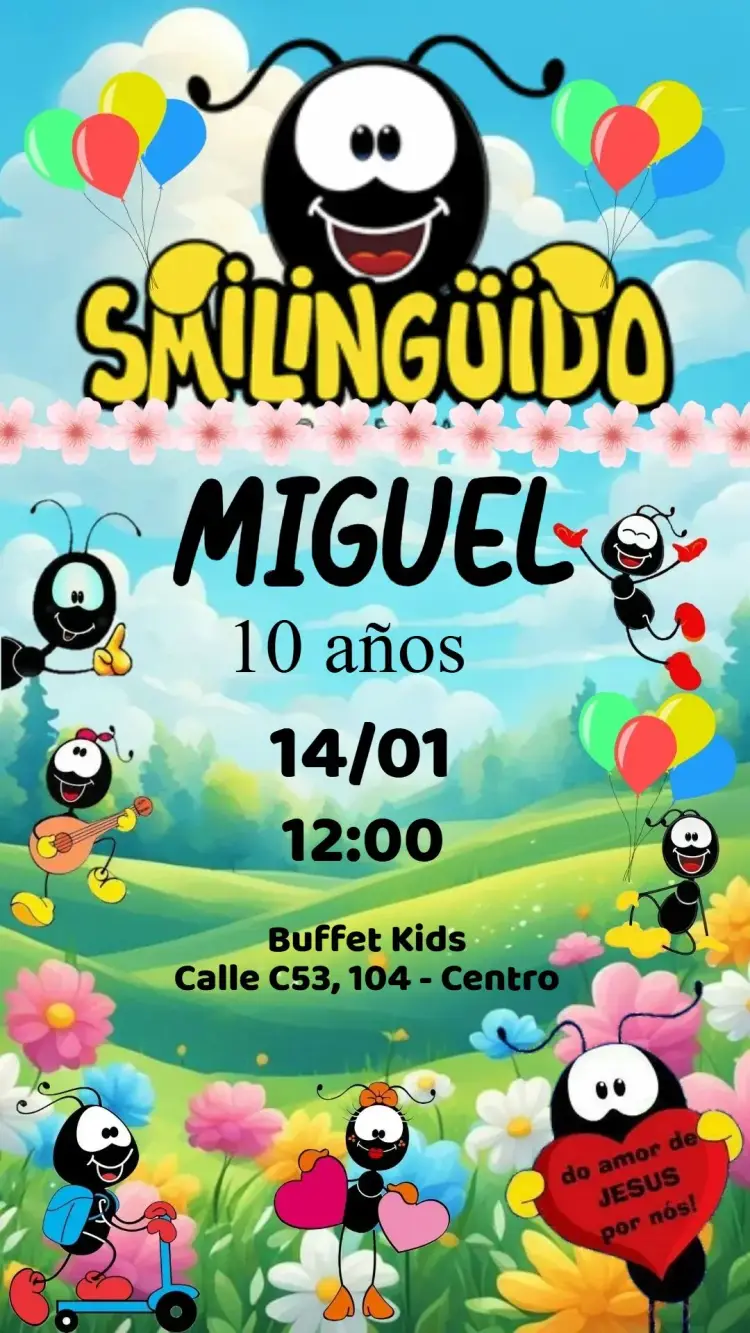 Invitación Smilinguido