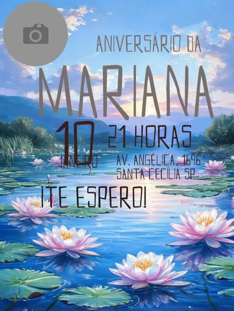 Invitación Flores Para Editar Corazón