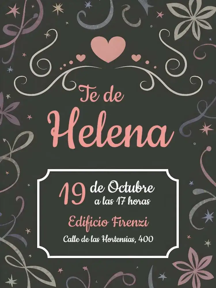 Despedida de Soltera Corazones Floral