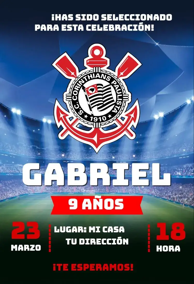 Invitación Corinthians 3