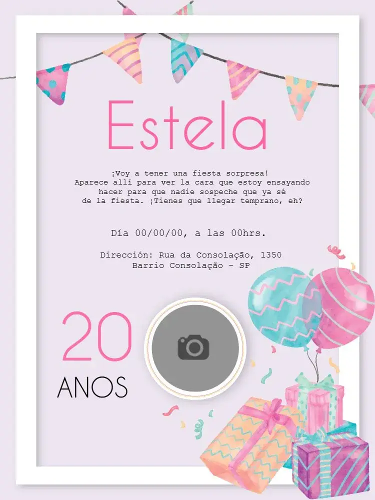 Invitación Regalos