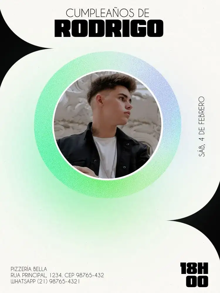 Joven Masculino Con Foto Claro