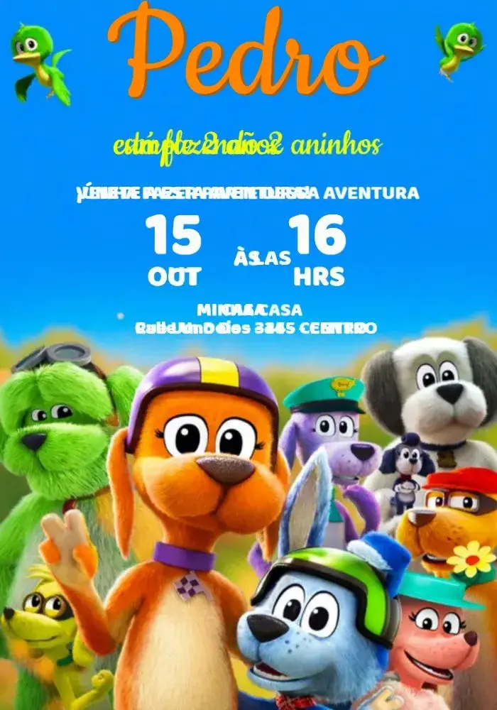 Invitación ¡Vamos Perro Vamos.