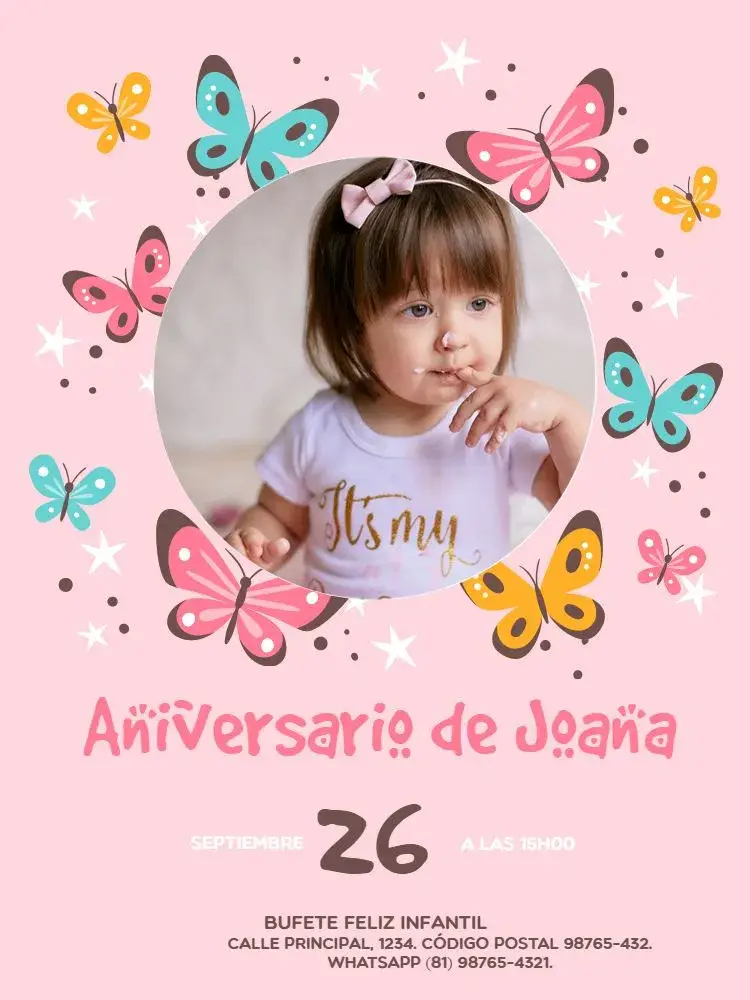 Invitación Infantil Virtual Lúdico