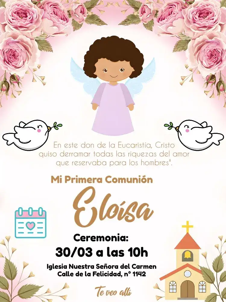 Primera Comunión Flor