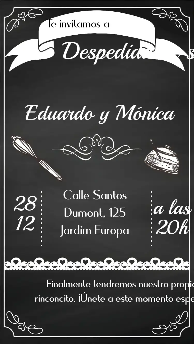 Invitación Despedida de Soltera – tema Despedida de Soltera moderno, minimalista, floral, vintage, elegante