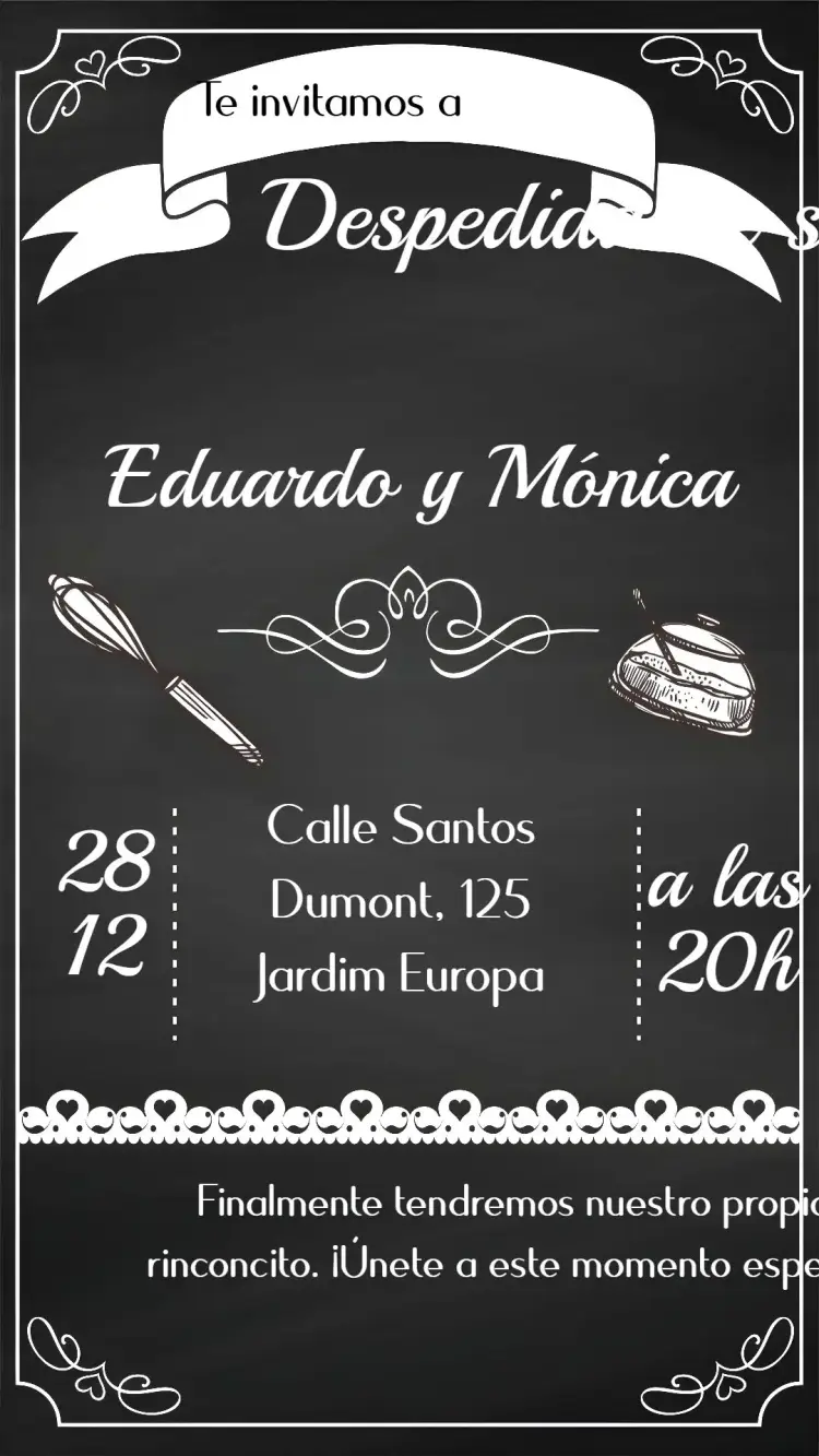 Invitación Despedida de Soltera