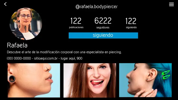 Invitación Tarjeta De Visita Feed Instagram Tatuador Piercer – tema Más buscados moderno, artístico, minimalista, vintage, colorido, urbano