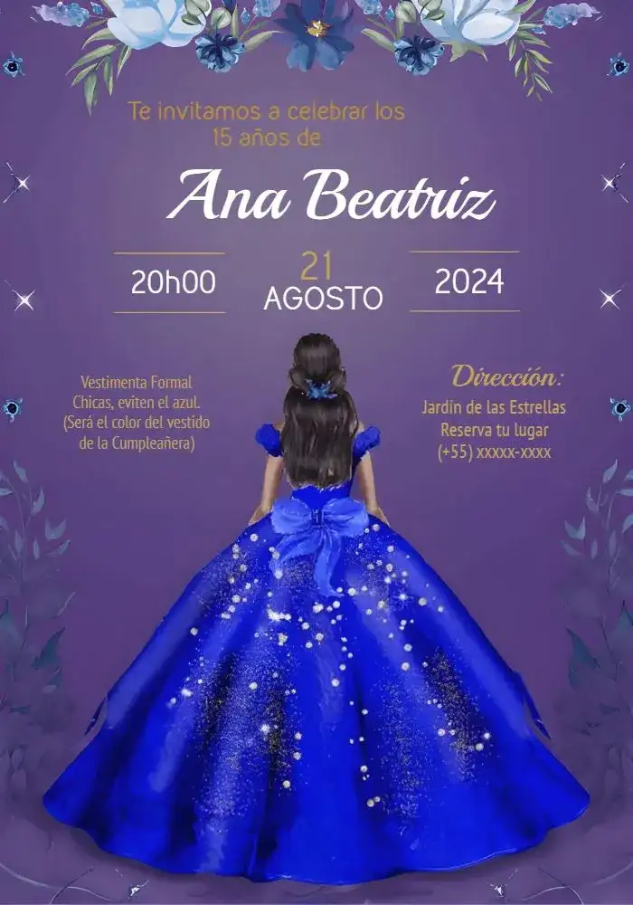 15 Años Debutante Floral