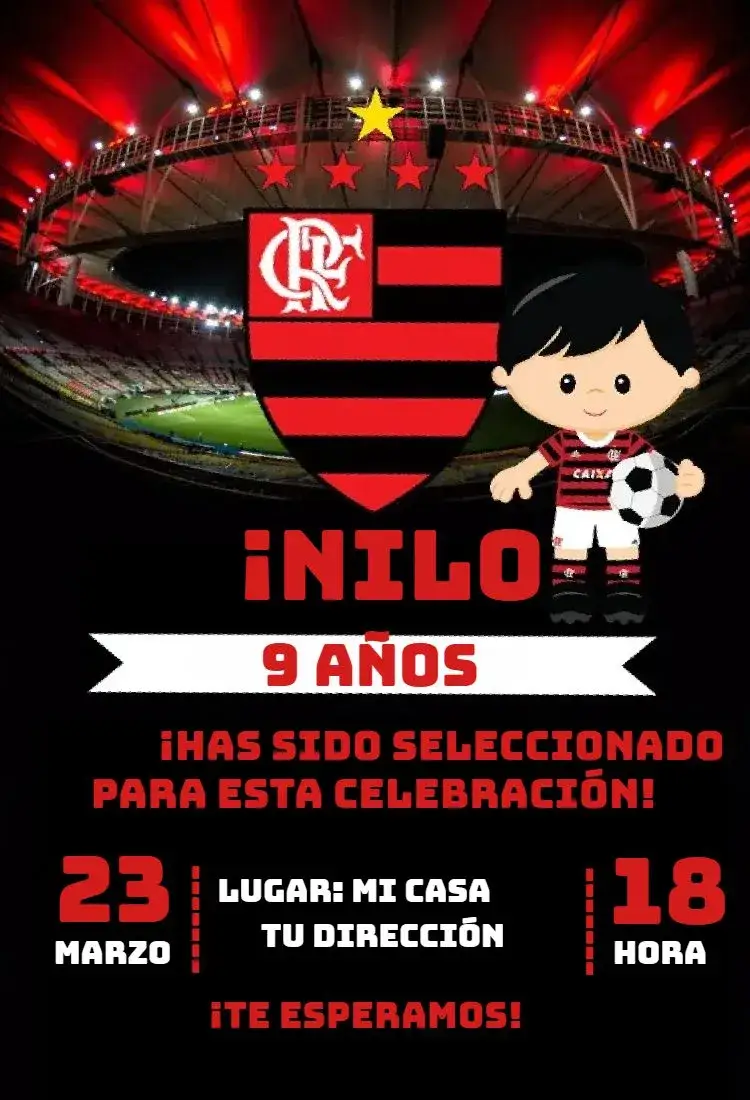 Invitación flamengo 3