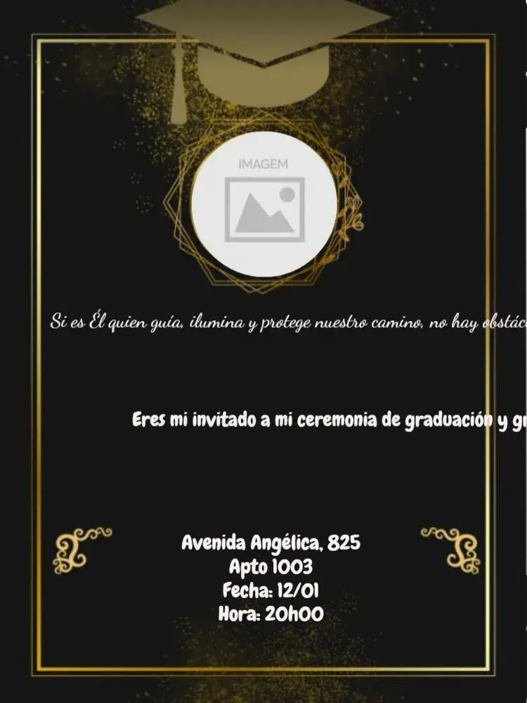 Invitación Graduación Estiloso Personalizado