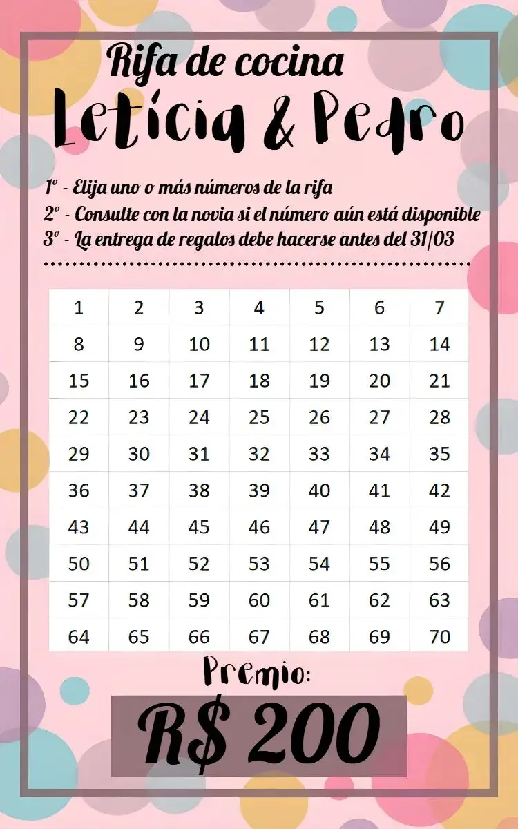 Invitación Chá Rifa De Cocina Novios – tema Despedida de Soltera rosa, rojo, vino, blanco, colorido, romántico
