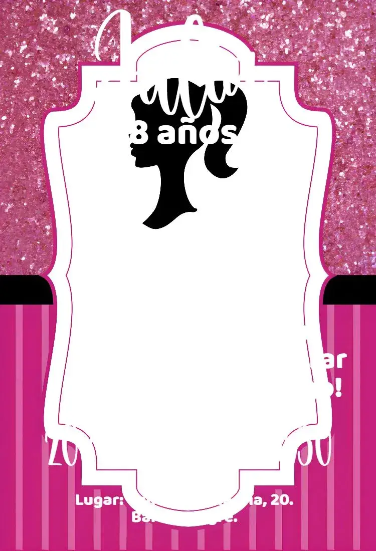 Invitación cumpleaños Barbie