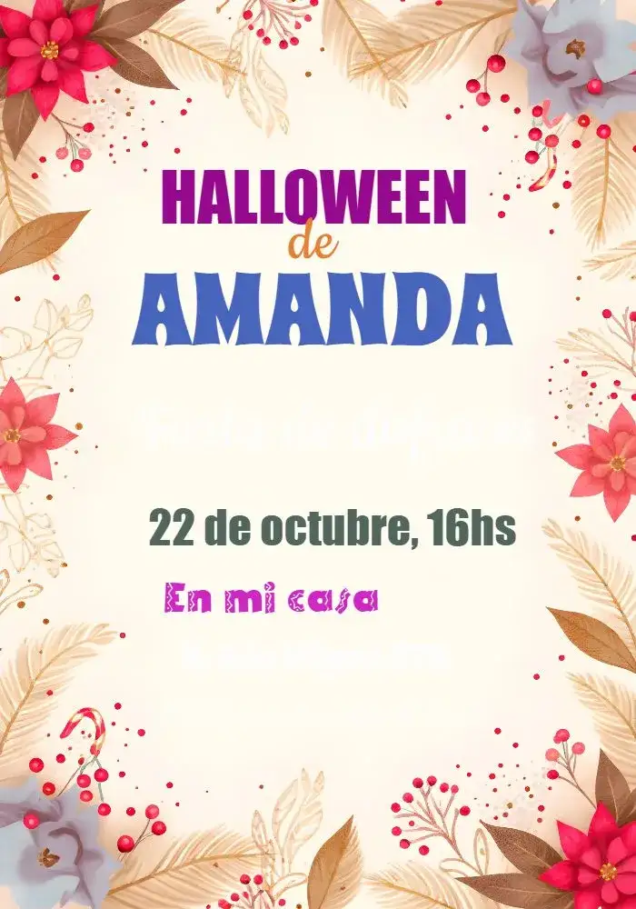 Invitación Halloween Neon Día – tema Fechas Conmemorativas neón, aterrador, moderno, colorido, divertido, temático