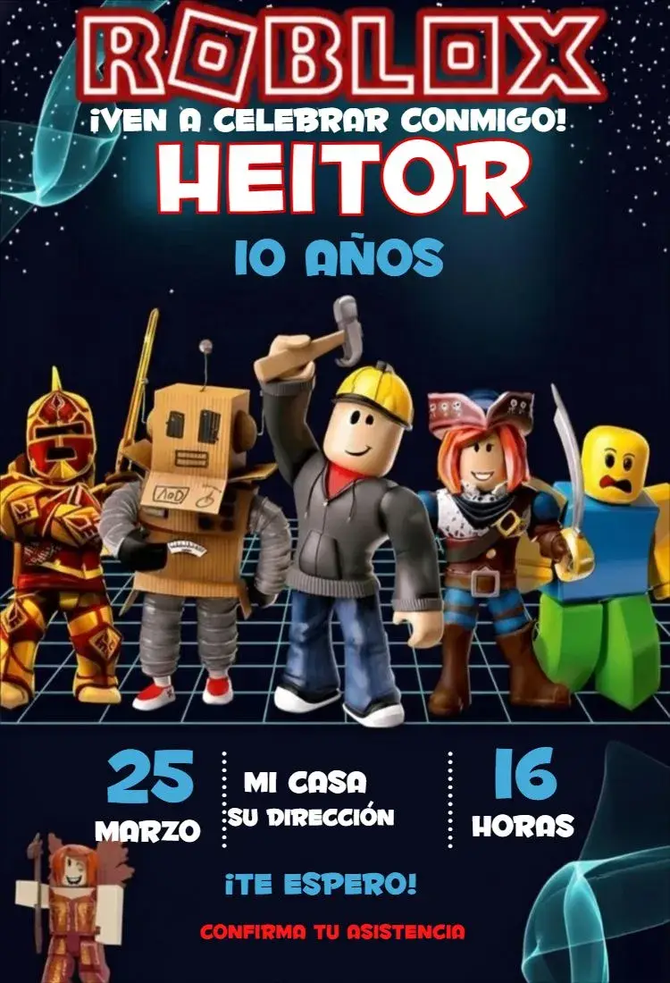 Invitación Roblox 6