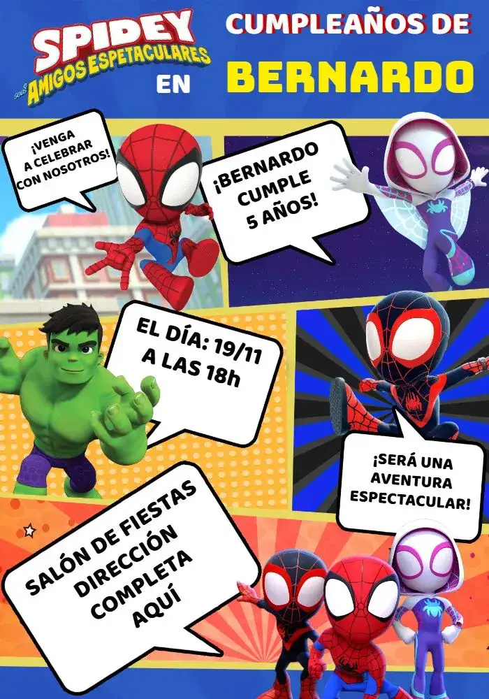 Spidey Y Sus Amigos Espectaculares Amarillo
