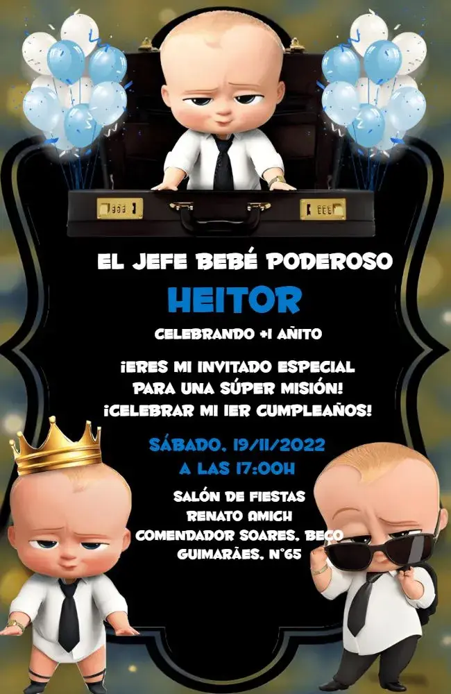 Invitación El Poderoso Jefe