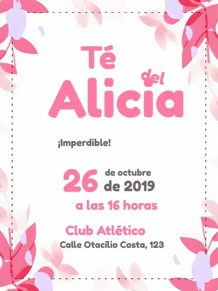 Invitación Despedida De Soltera Entre Amigas – tema Despedida de Soltera floral, rosa, delicado, moderno, feminino, alegre