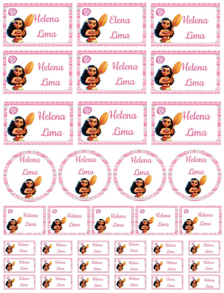 Invitación Moana