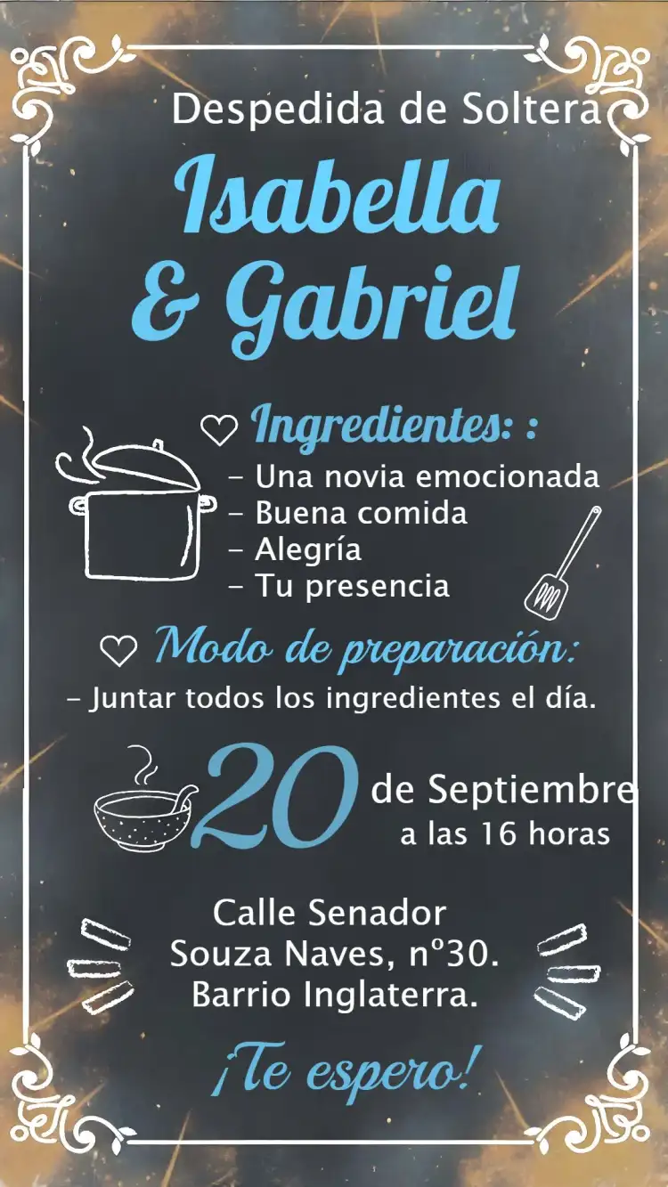 Despedida de soltera Pizarra Tiza Chalkboard