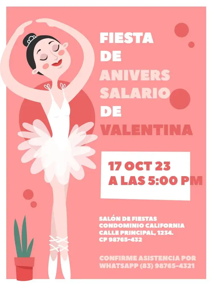 Bailarina Lúdico Rosa