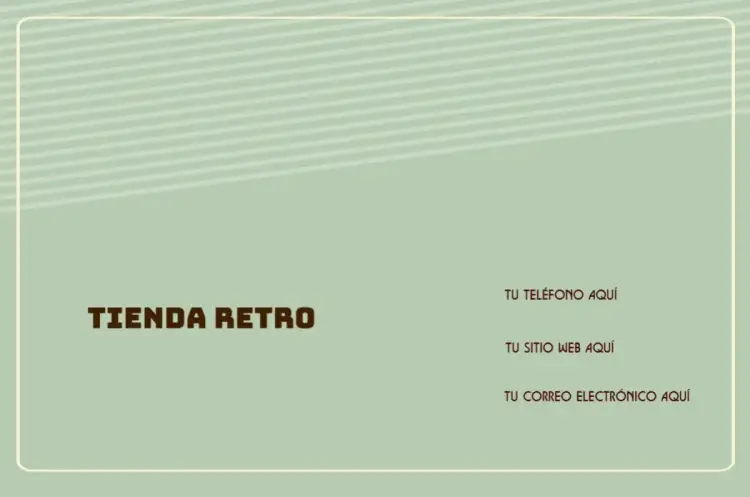 Invitación Tarjeta Trasera Retro de los Años 80