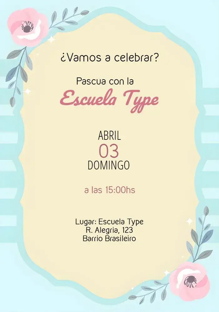Invitación Pascua Egg Hunt