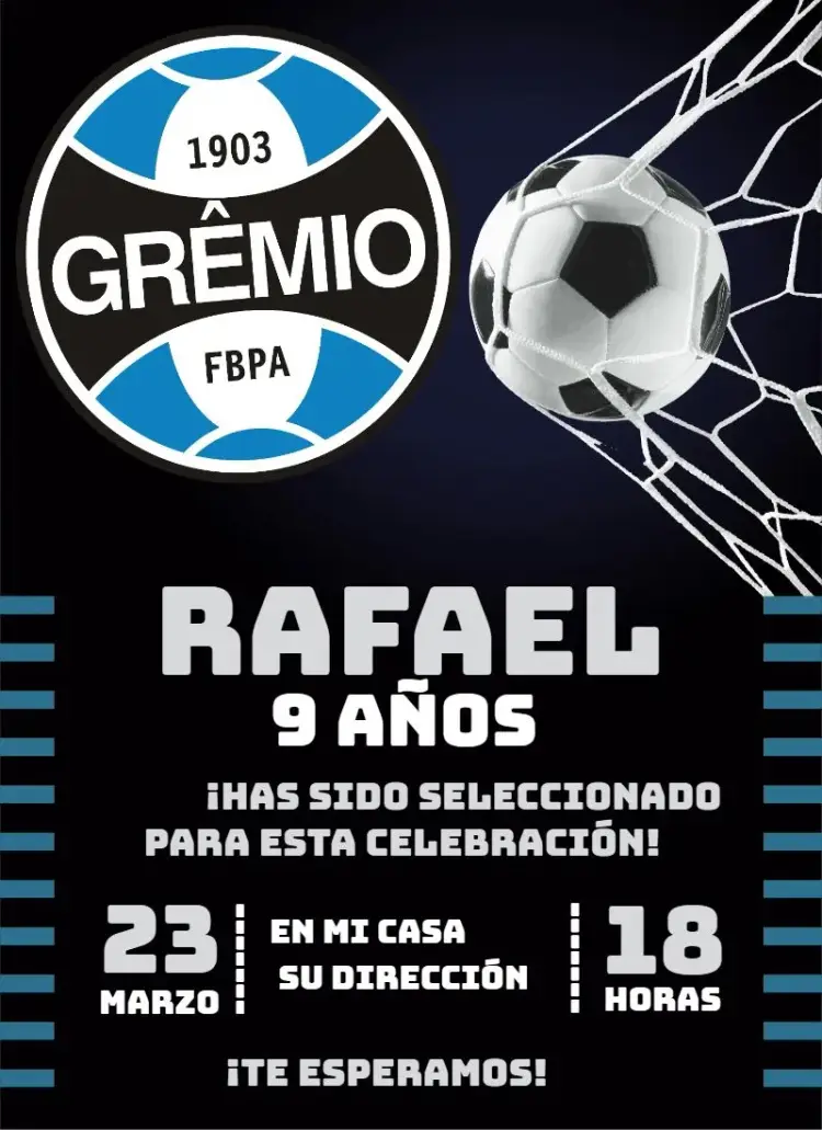 Invitación Grêmio 3