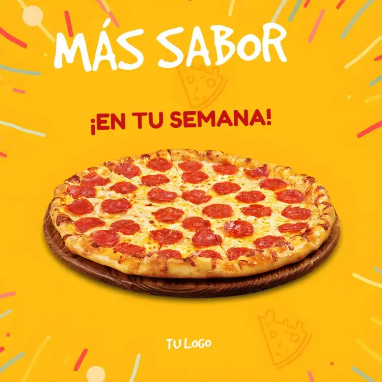 Publicación Para Pizzería Roja